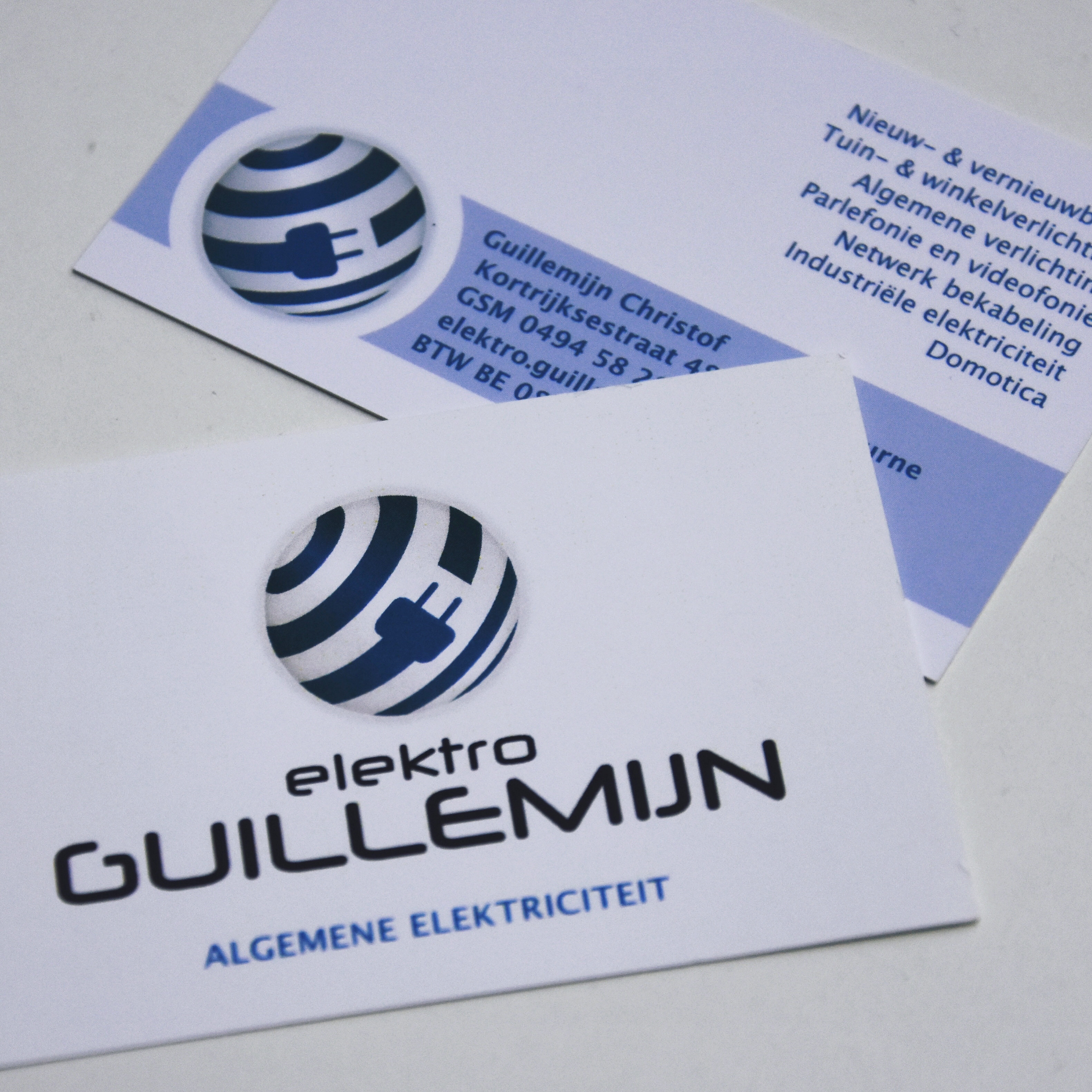Logo & visitekaartje Elektro Guillemijn