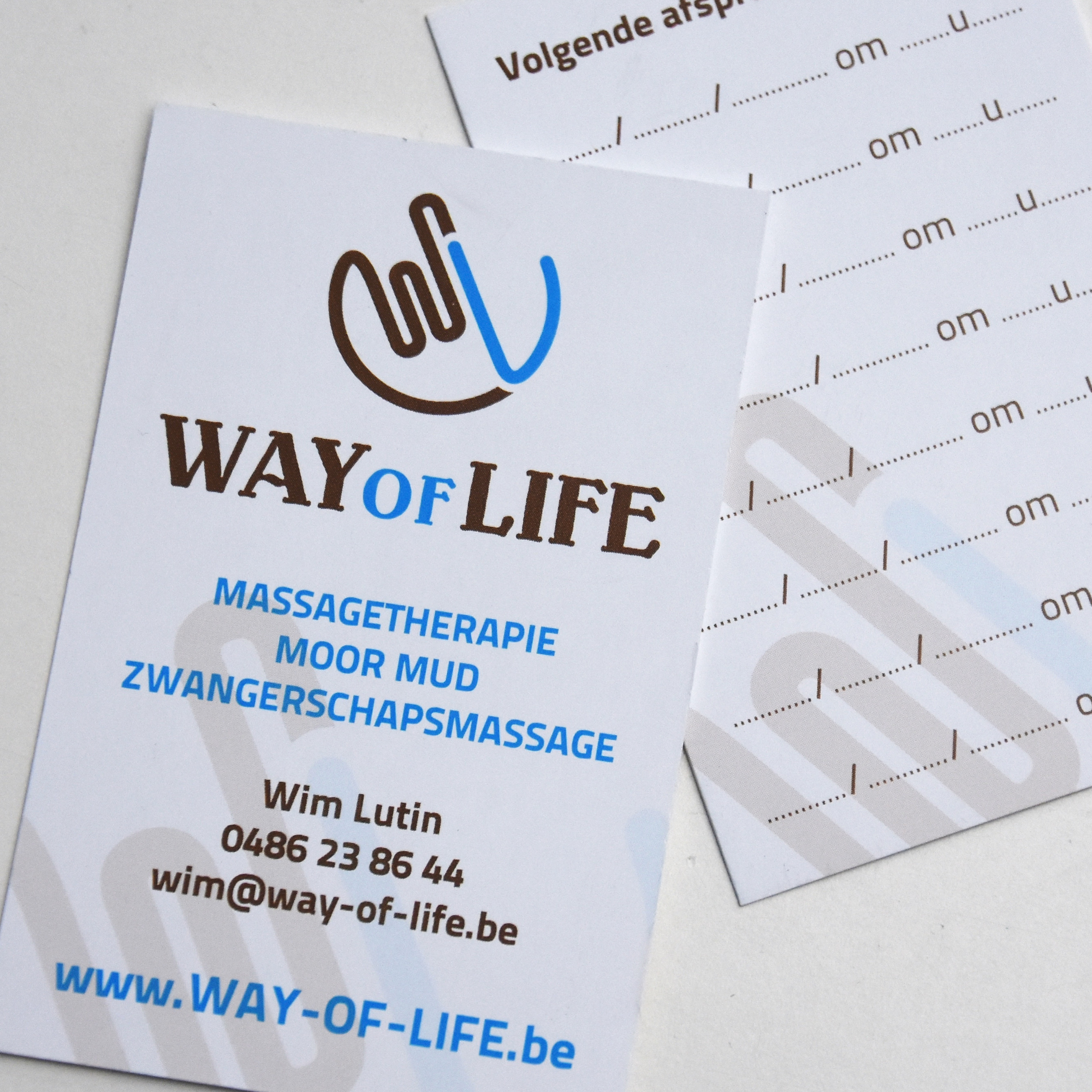 Logo & visitekaartje Way of Life